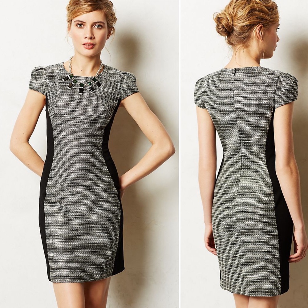 Anthro Moulinette Souers Shimmered Hourglass Dress